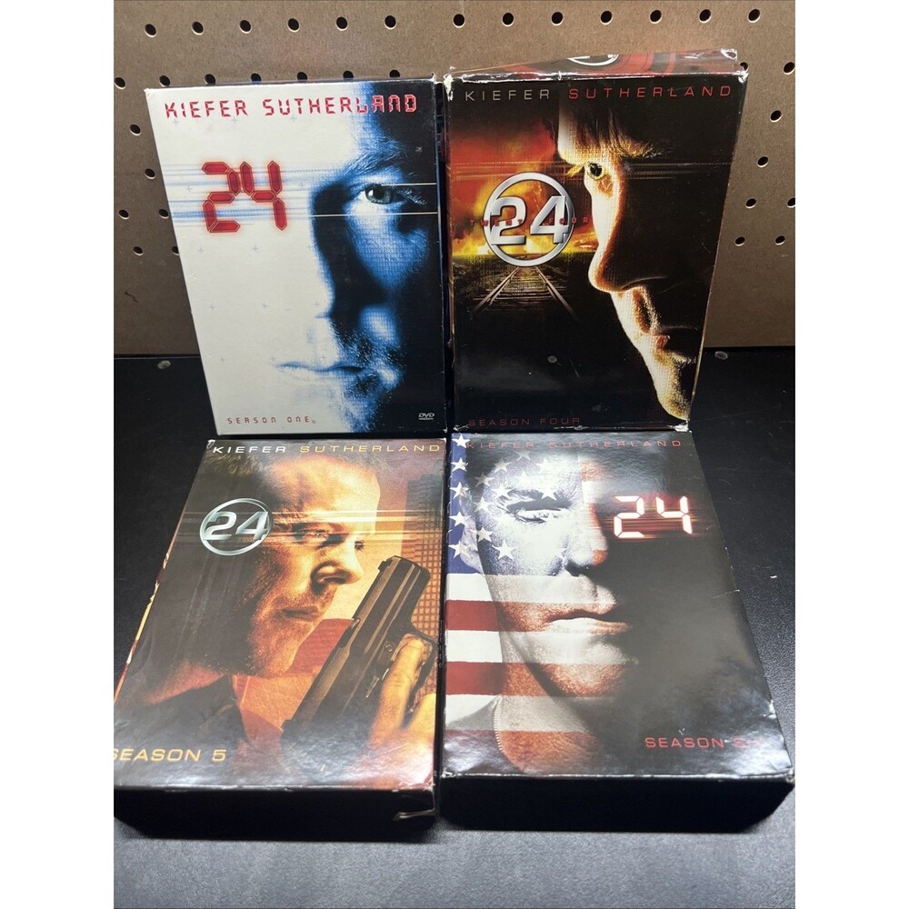 24 - Seasons 1, 4, 5, 6 DVD Box Sets Region 1 Tested